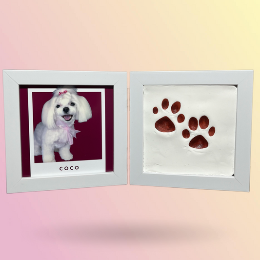 Ramka na zdjęcie z odciskiem łapy